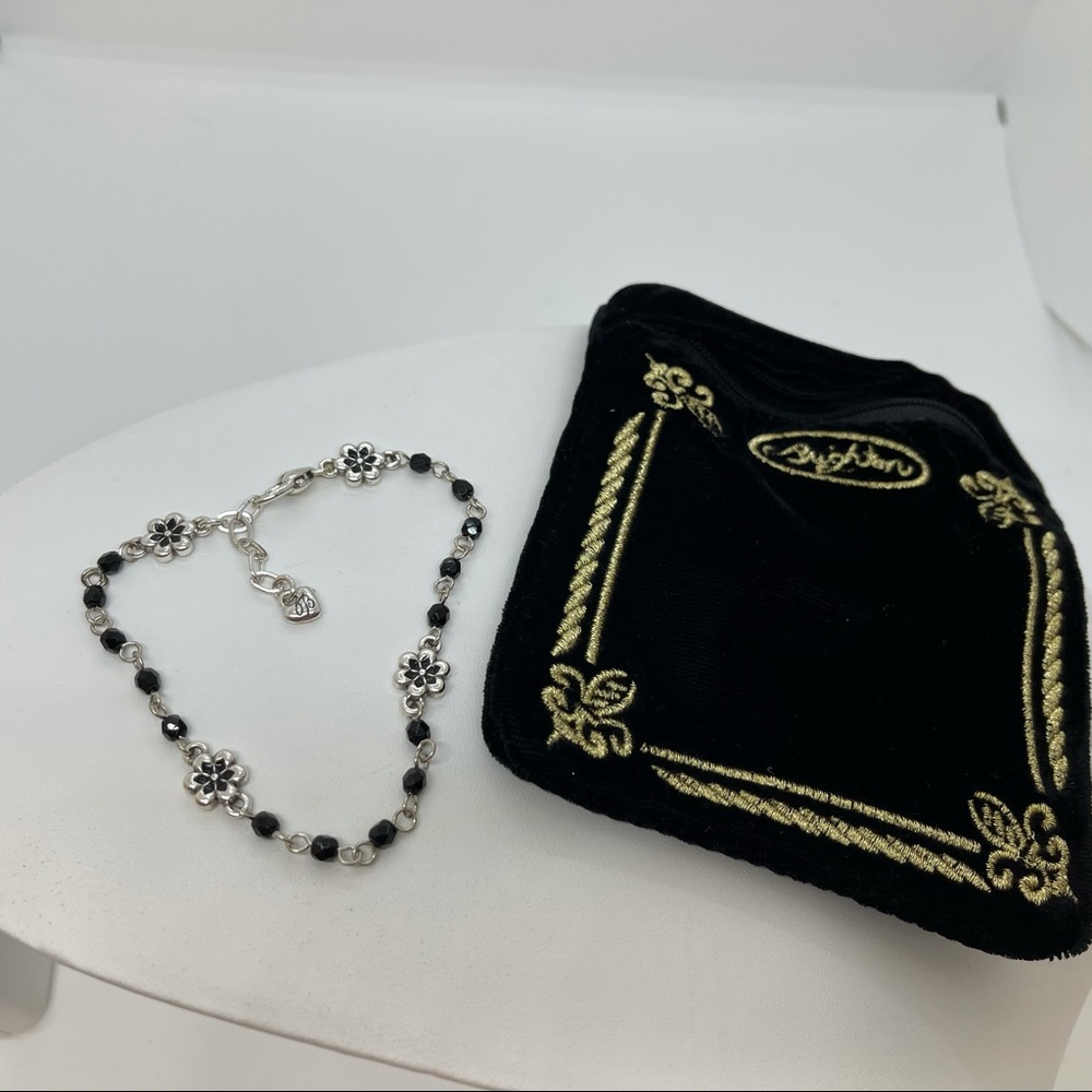 BRIGHTON💖 Anklet NWOT’S black Crystals